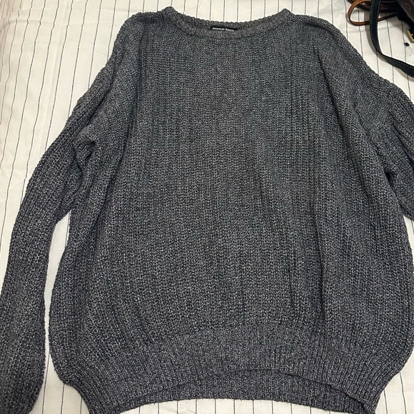 American apparel grey knit Crewneck sweater - Picture 3 of 4